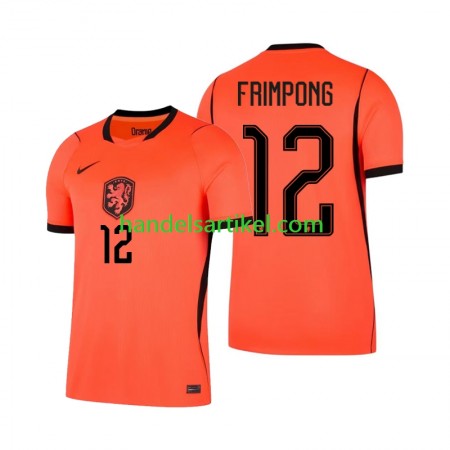 Niederlande Jeremie Frimpong 12 Heim Trikotsatz World Cup 2026 Kurzarm